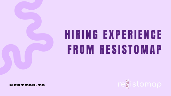 Hiring experience from Resistomap